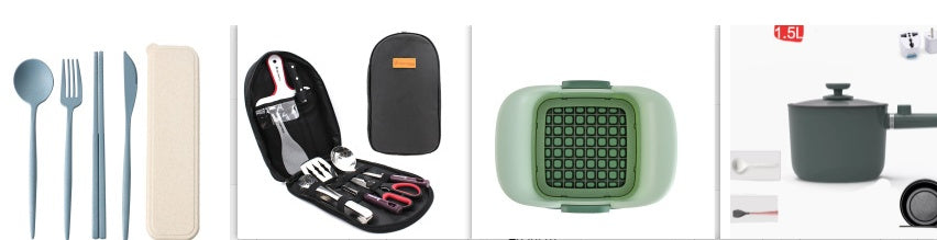8-Piece Camp Kitchen Utensil Set