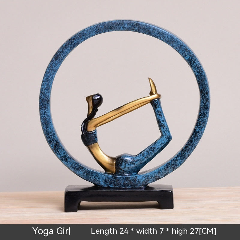 Resin Yoga Figurine