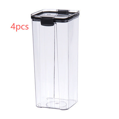 Airtight Square Food Storage Jars