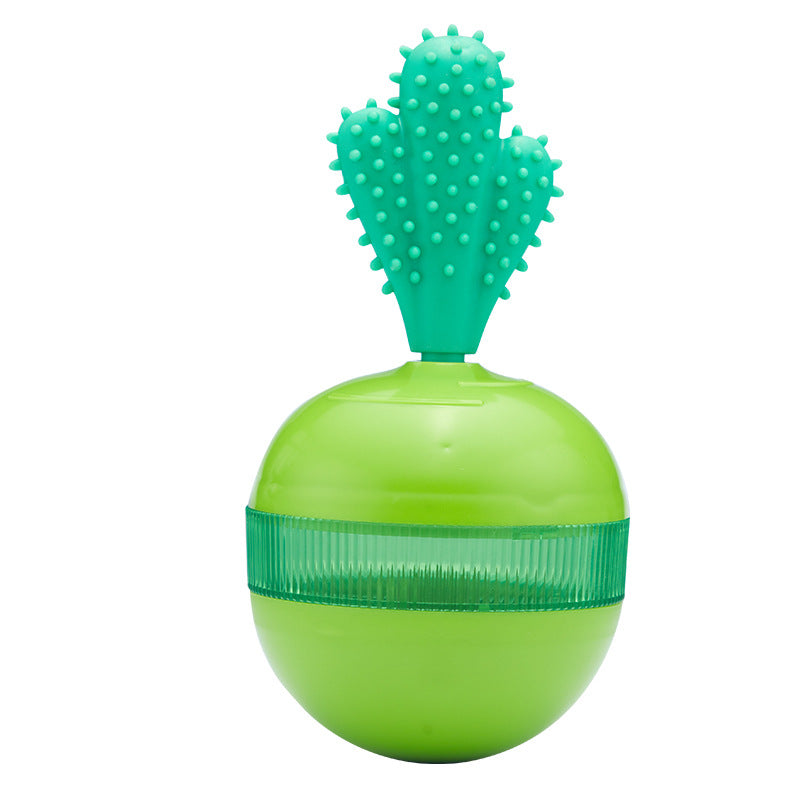 Wobbling Treat-Dispensing Ball