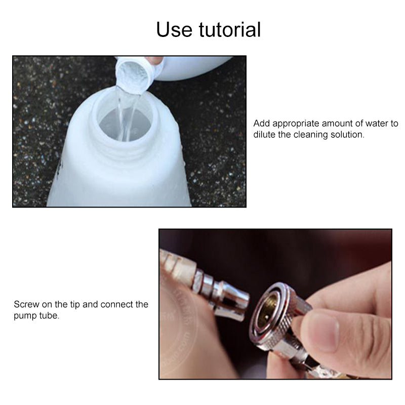 Air-Powered Car Interior Cleaning Gun