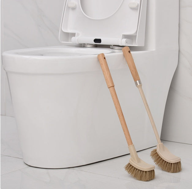 Wooden-Handle Toilet Brush