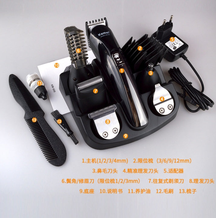 6-in-1 Rechargeable Grooming Kit