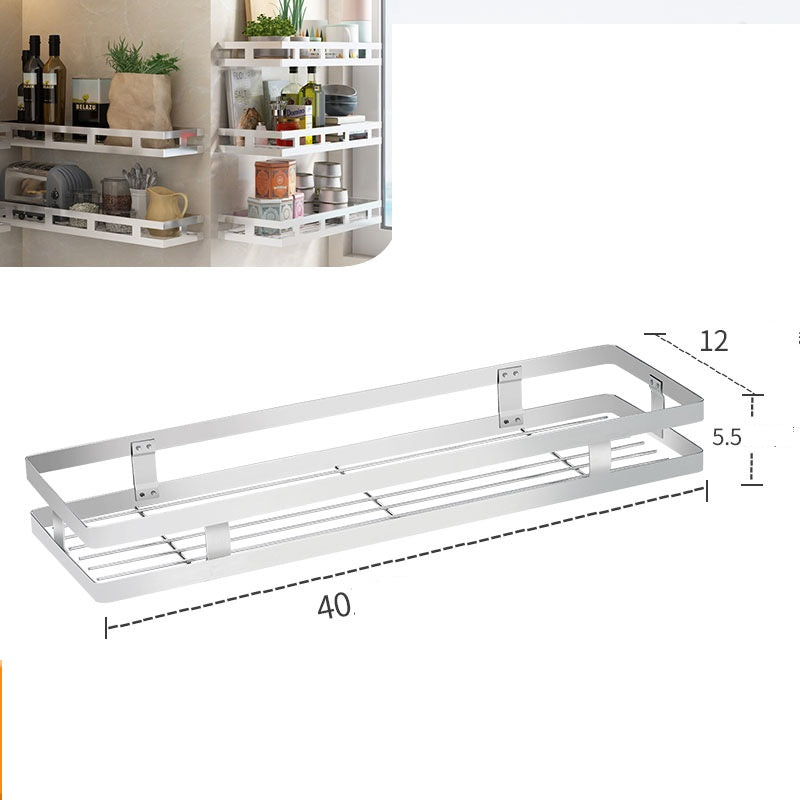 Wall-Mounted Spice Rack Basket