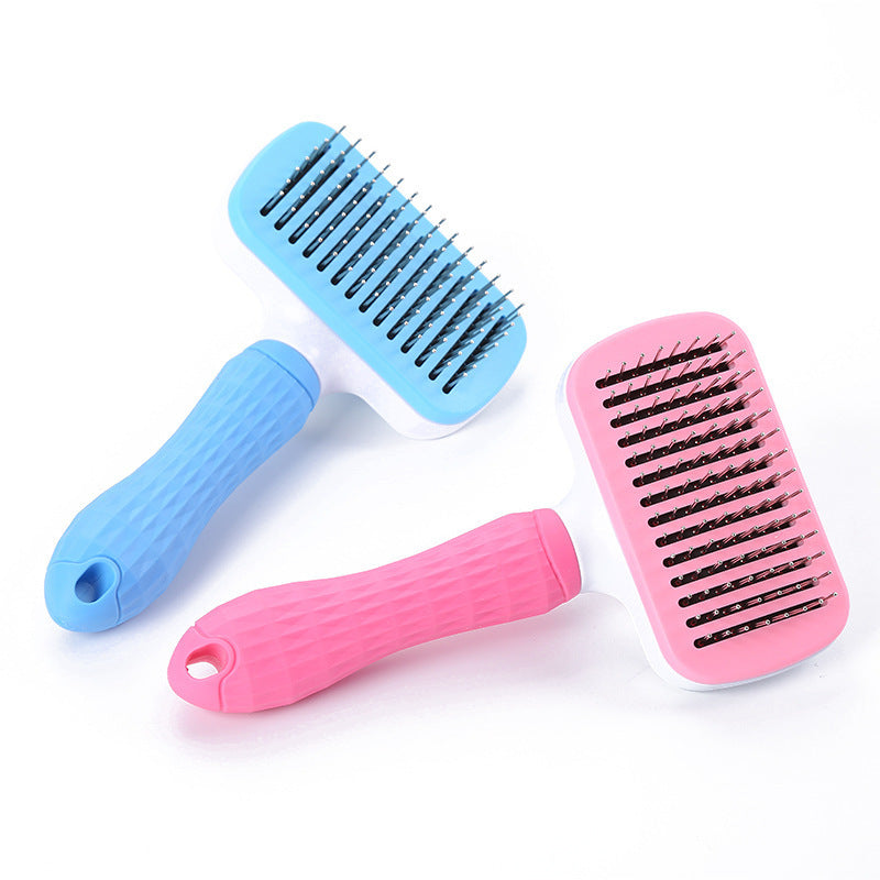 Self-Cleaning Pet Slicker Comb