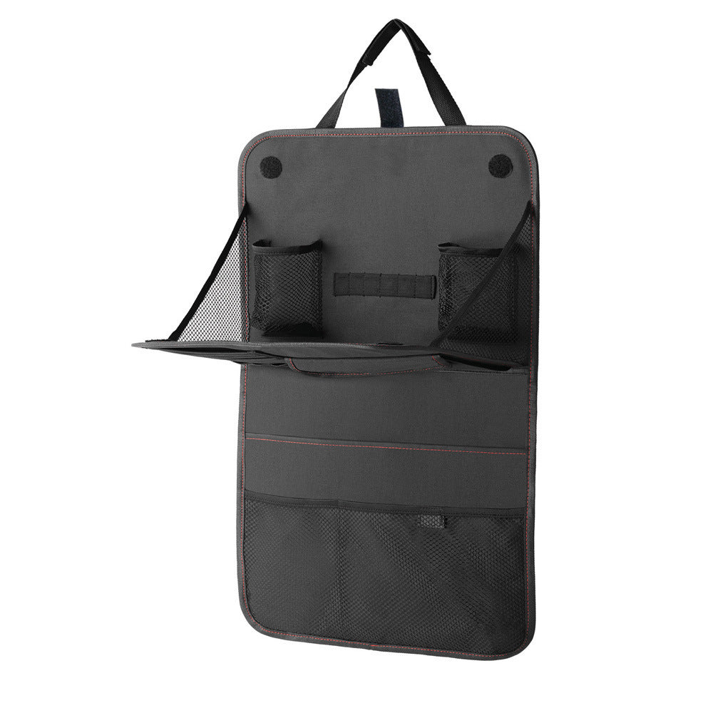 Car Seat Back Organizer with Fold-Down Tray