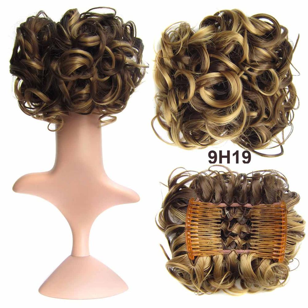 Messy Bun Hairpiece with Clips