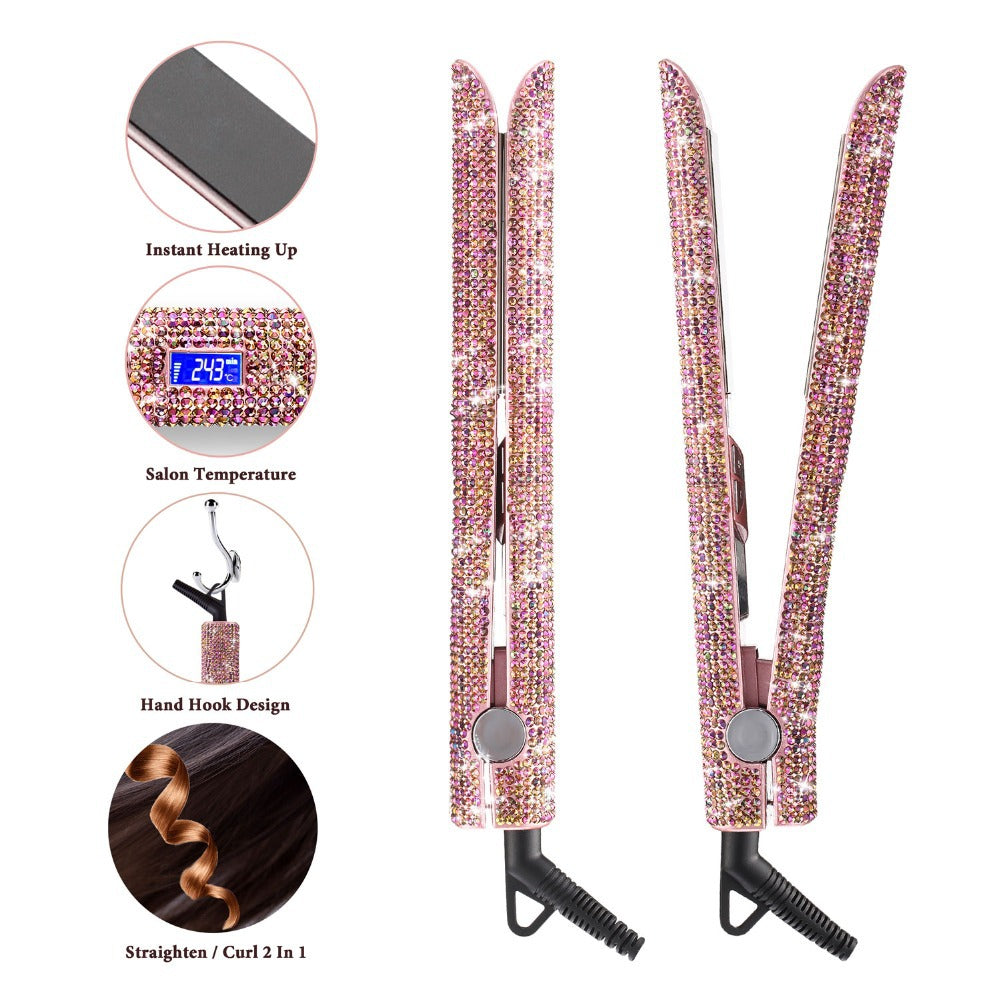 Glitter Titanium Flat Iron