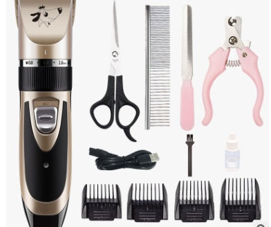 Cordless Pet Grooming Clipper Kit