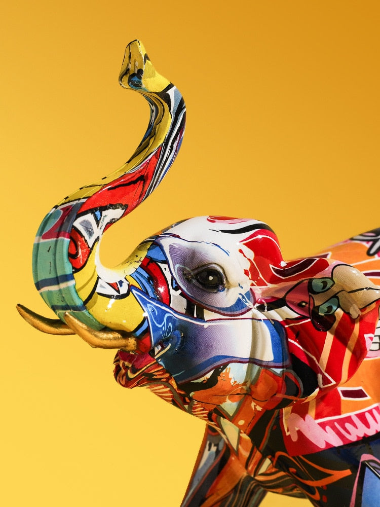 Resin Elephant Figurine
