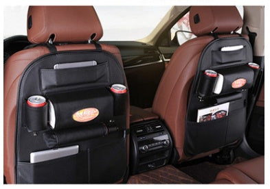 PU Leather Car Seat Back Organizer