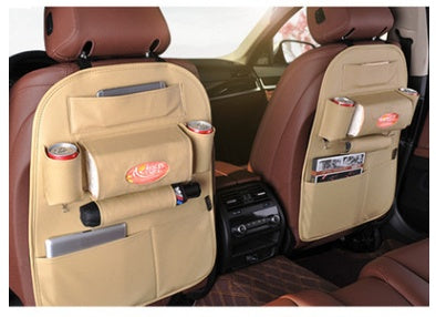 PU Leather Car Seat Back Organizer