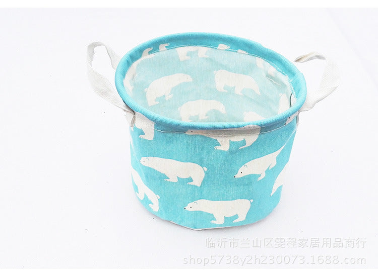 Round Cotton Storage Basket