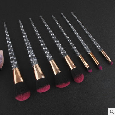 Crystal Spiral Makeup Brush Set