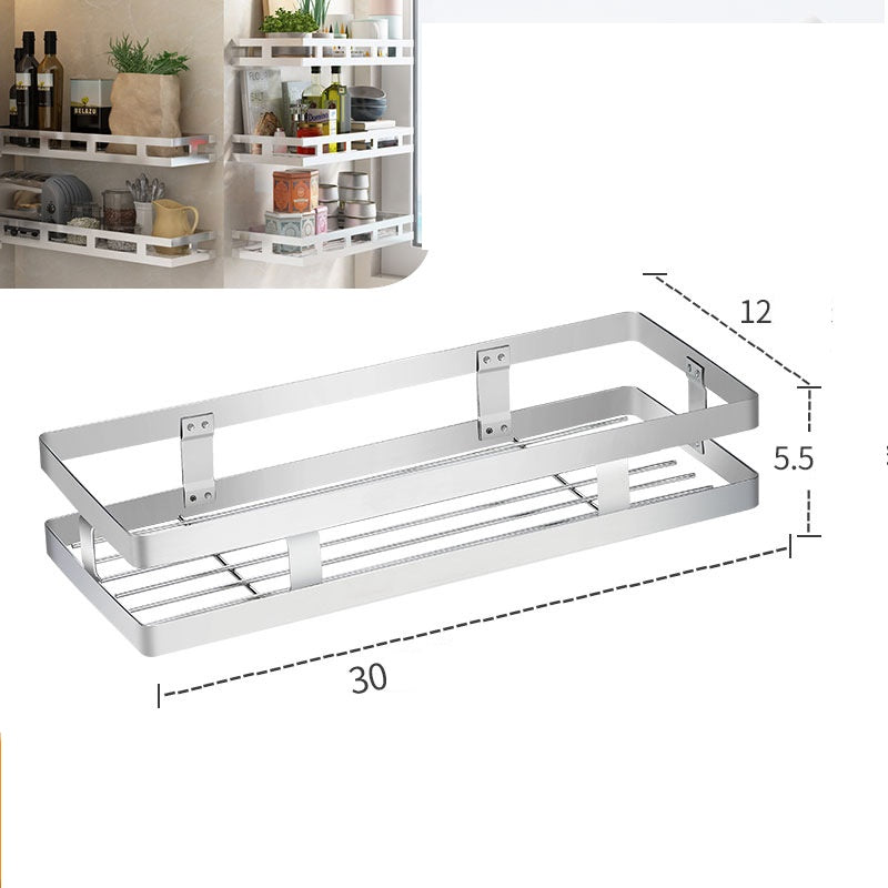 Wall-Mounted Spice Rack Basket