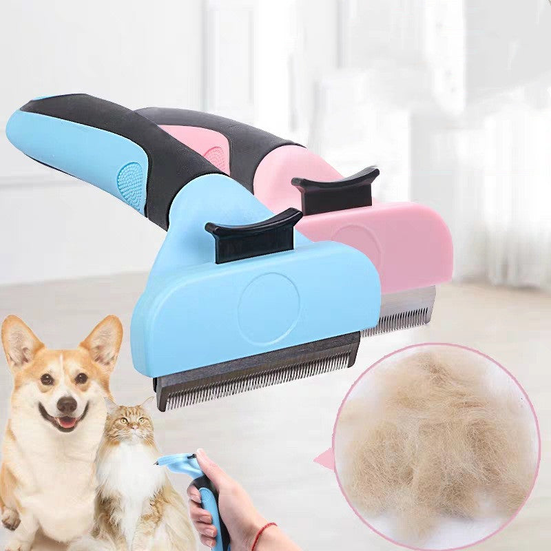 Dog Detangling Brush with Non-Slip Handle
