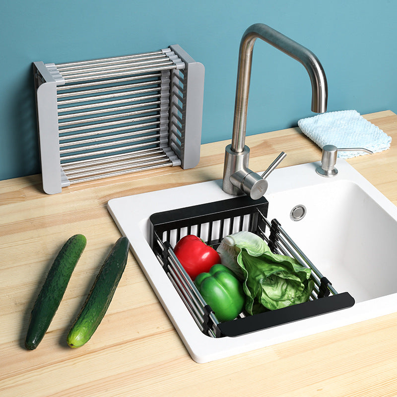 Telescopic Stainless Steel Sink Drain Basket