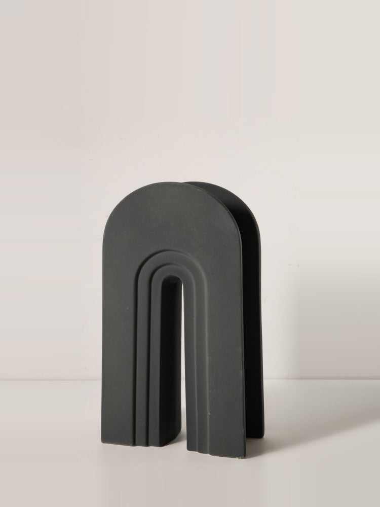Nordic U-Shaped Porcelain Vase