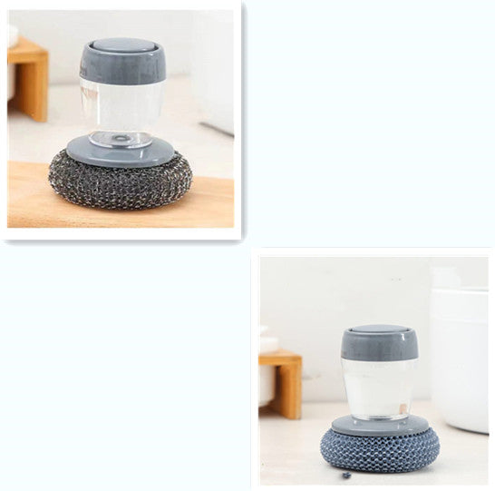 Soap-Dispensing Palm Brush