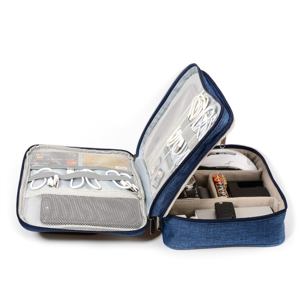 3-Layer Electronics Travel Organizer Bag