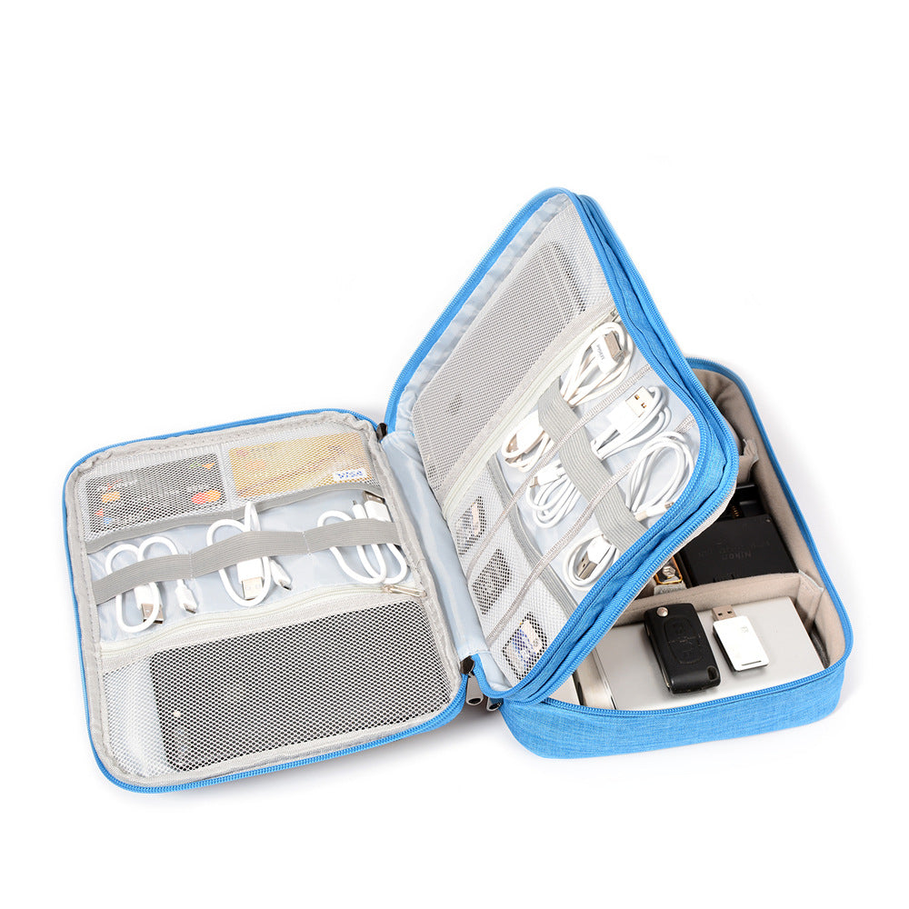 3-Layer Electronics Travel Organizer Bag