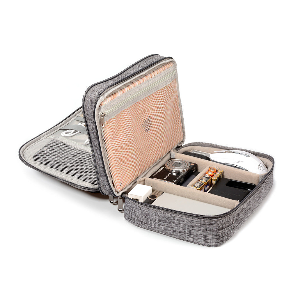 3-Layer Electronics Travel Organizer Bag