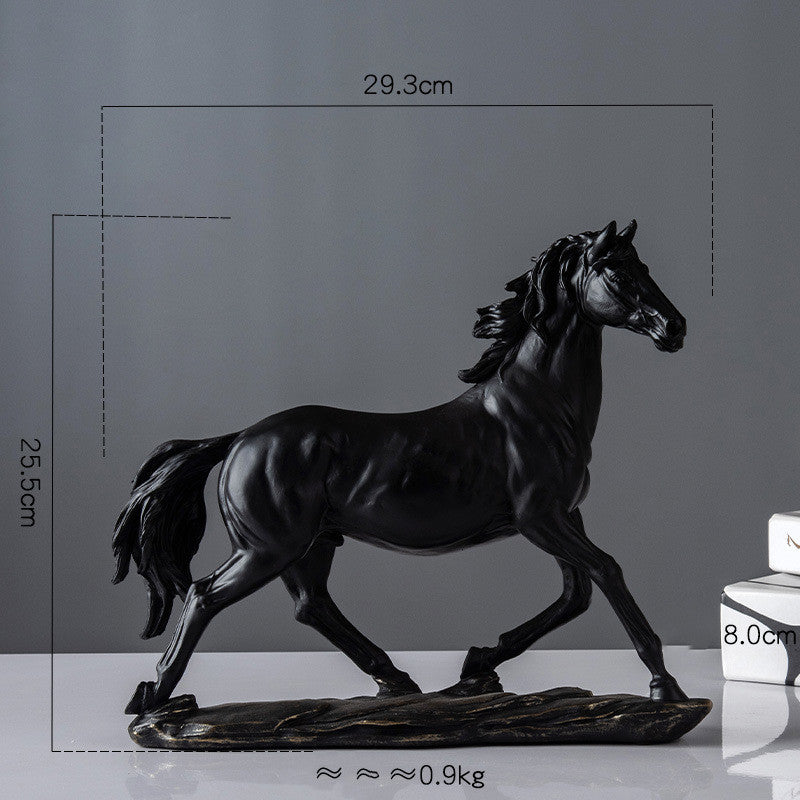 Resin Horse Sculpture