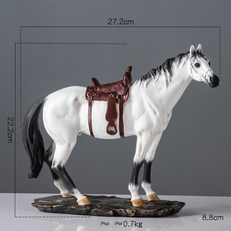 Resin Horse Sculpture
