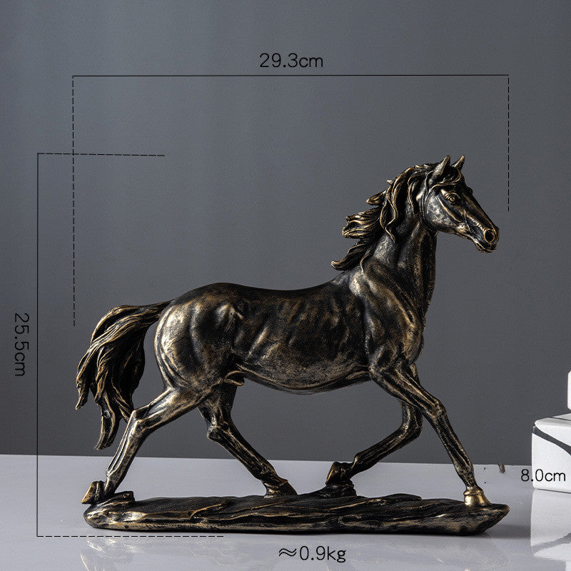 Resin Horse Sculpture