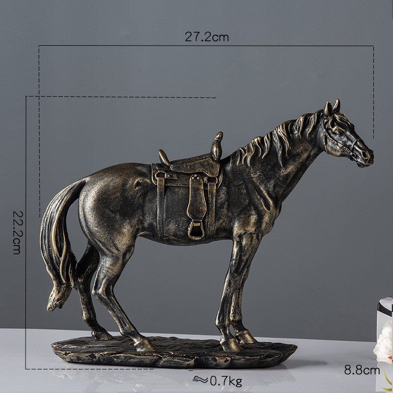 Resin Horse Sculpture