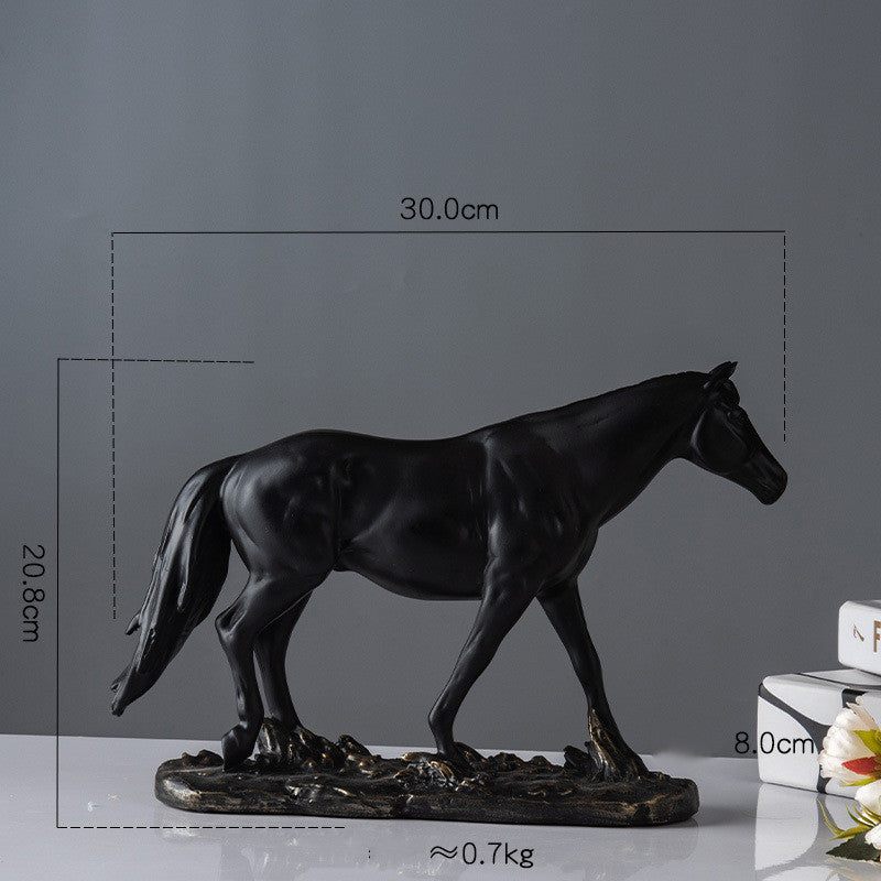 Resin Horse Sculpture
