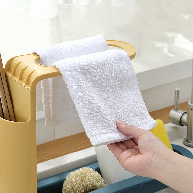 Expandable Sink Drain and Cloth Rack