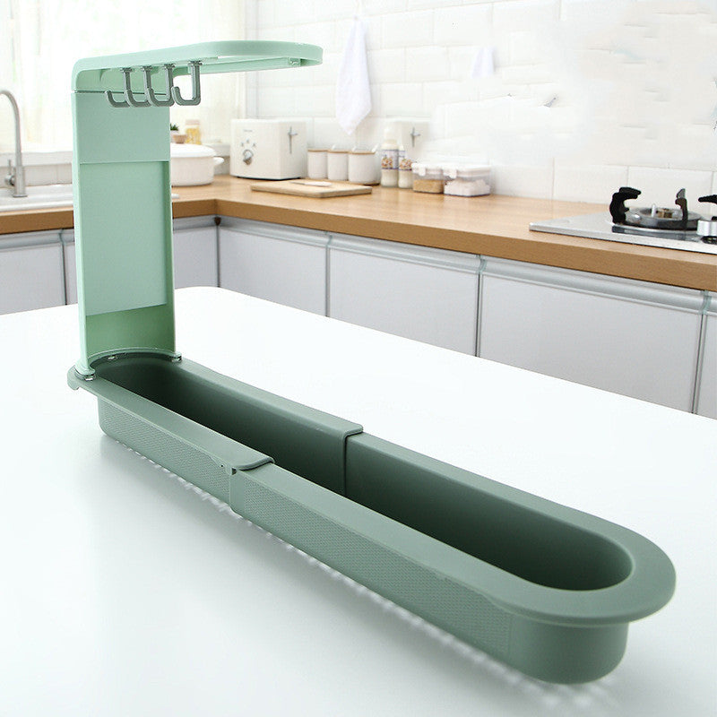 Expandable Sink Drain and Cloth Rack