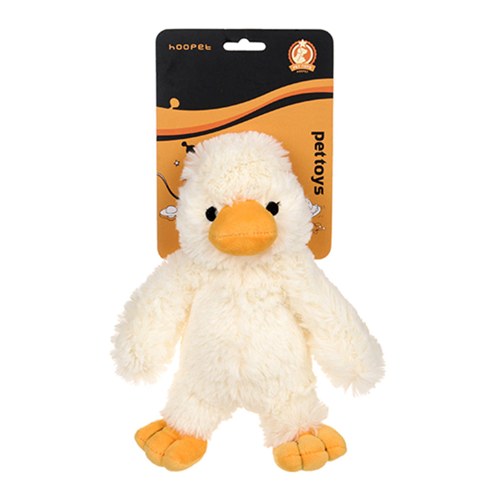 Plush Squeaky Duckling Dog Toy