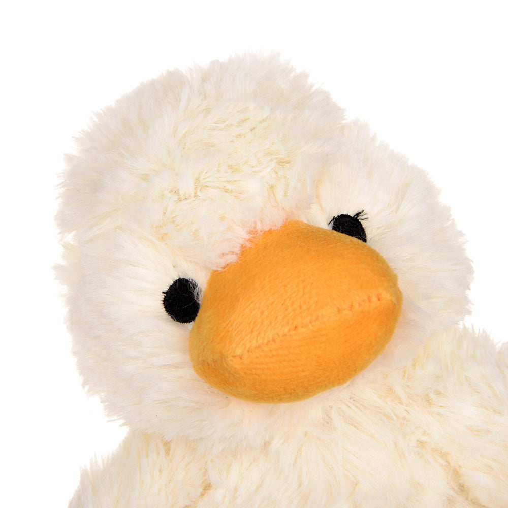 Plush Squeaky Duckling Dog Toy