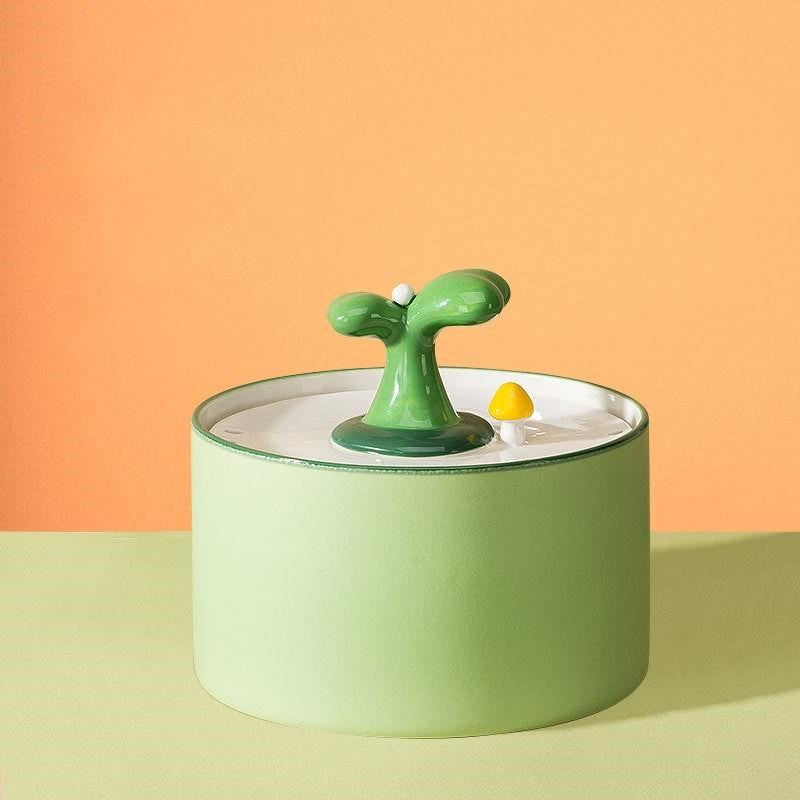 Ceramic Cat Water Fountain with Filter