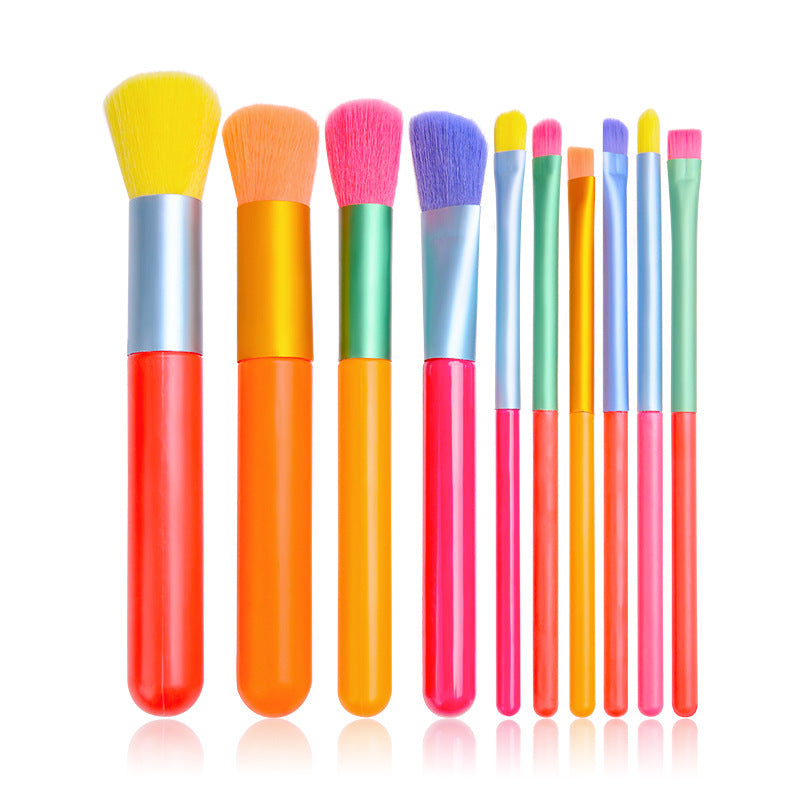 Portable Makeup Brush Set, 10 or 15 Pieces