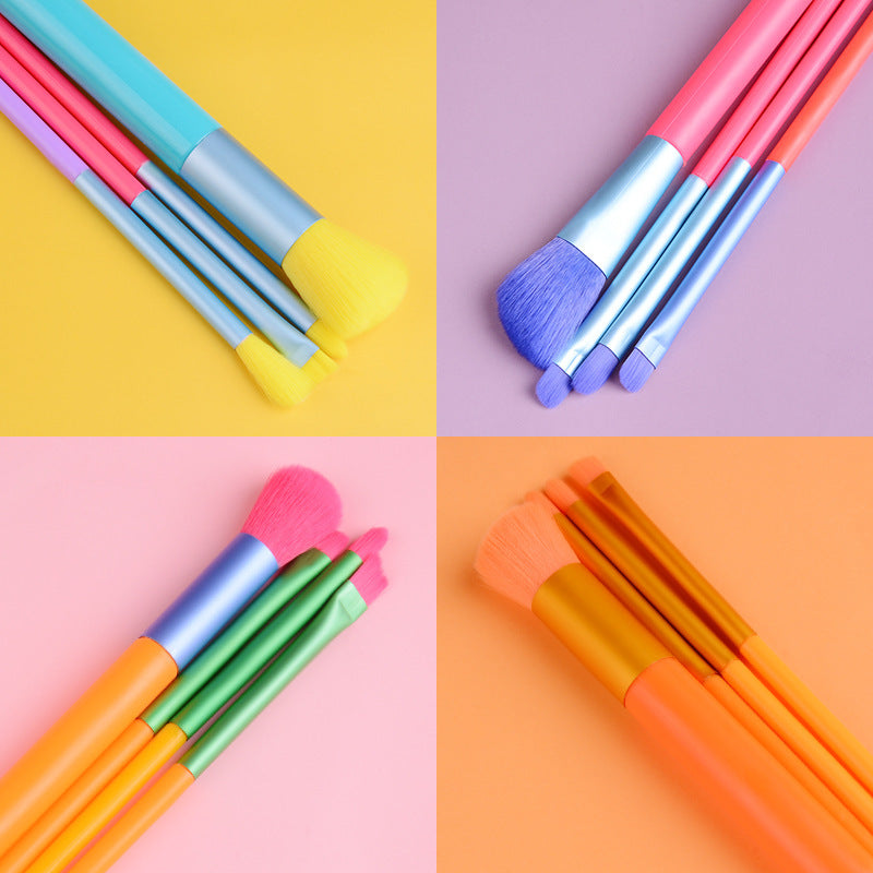 Portable Makeup Brush Set, 10 or 15 Pieces