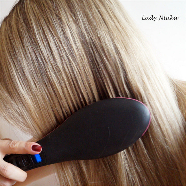 Electric Straightening Comb with LED Display