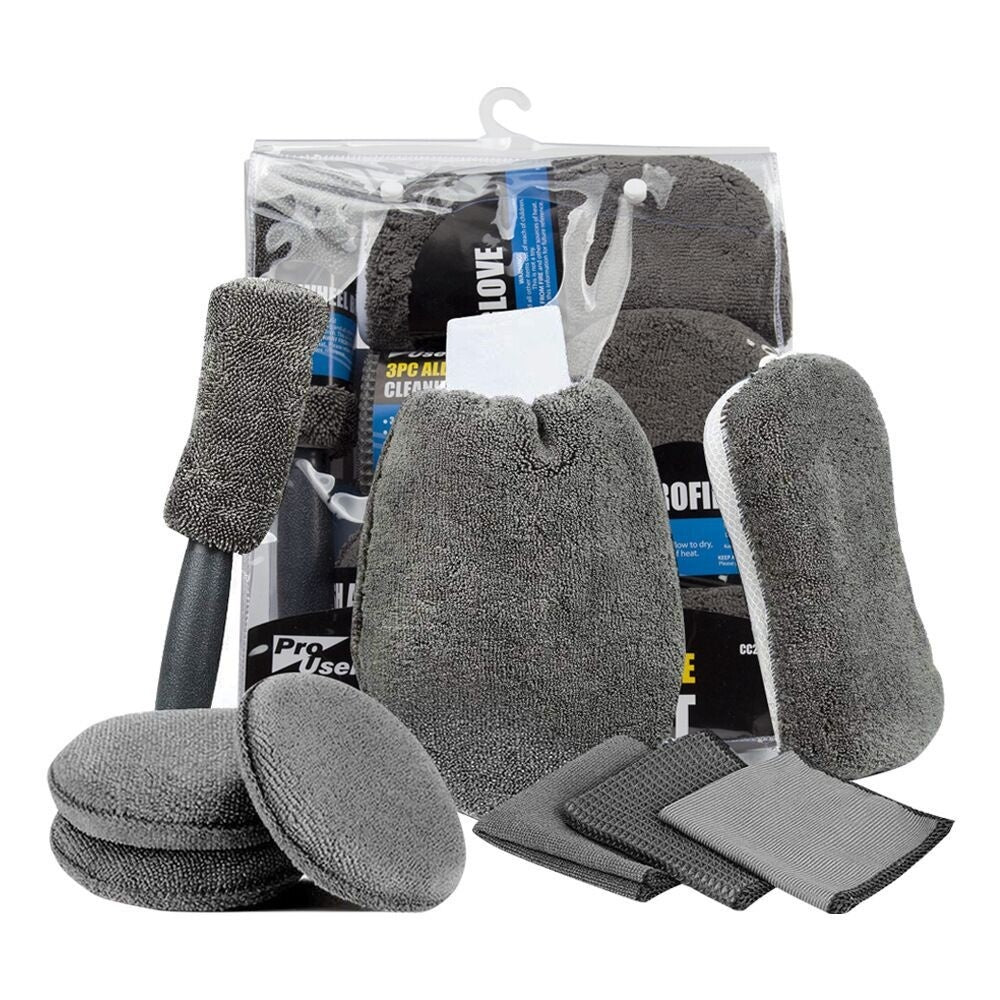 9-Piece Microfiber Car Wash Kit