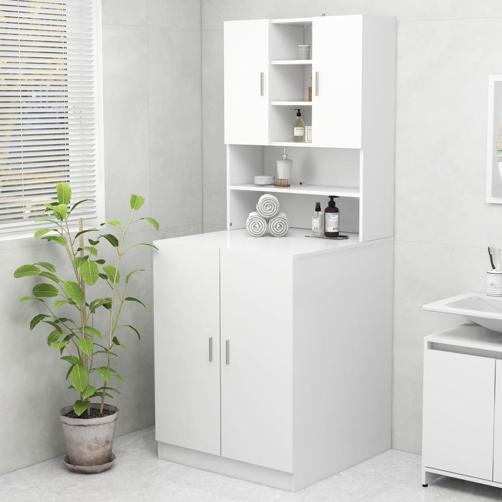 Over-the-Washer Bathroom Storage Cabinet