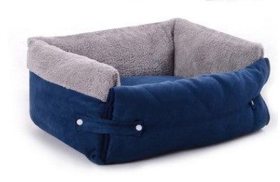 Flip Pet Bed with Removable Blanket