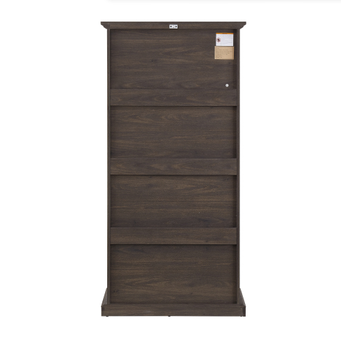 4-Tier Glass Display Cabinet