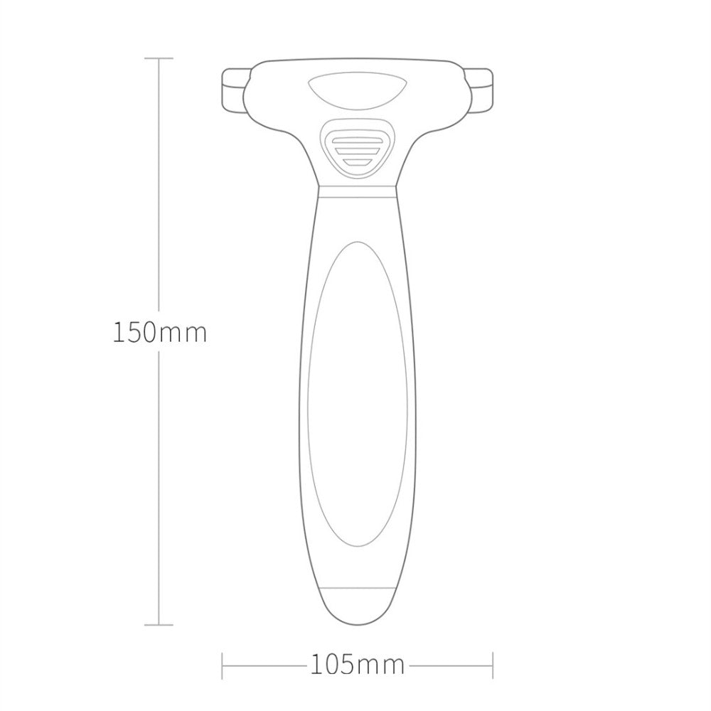 Pet Hair Comb with Stainless Steel Pins