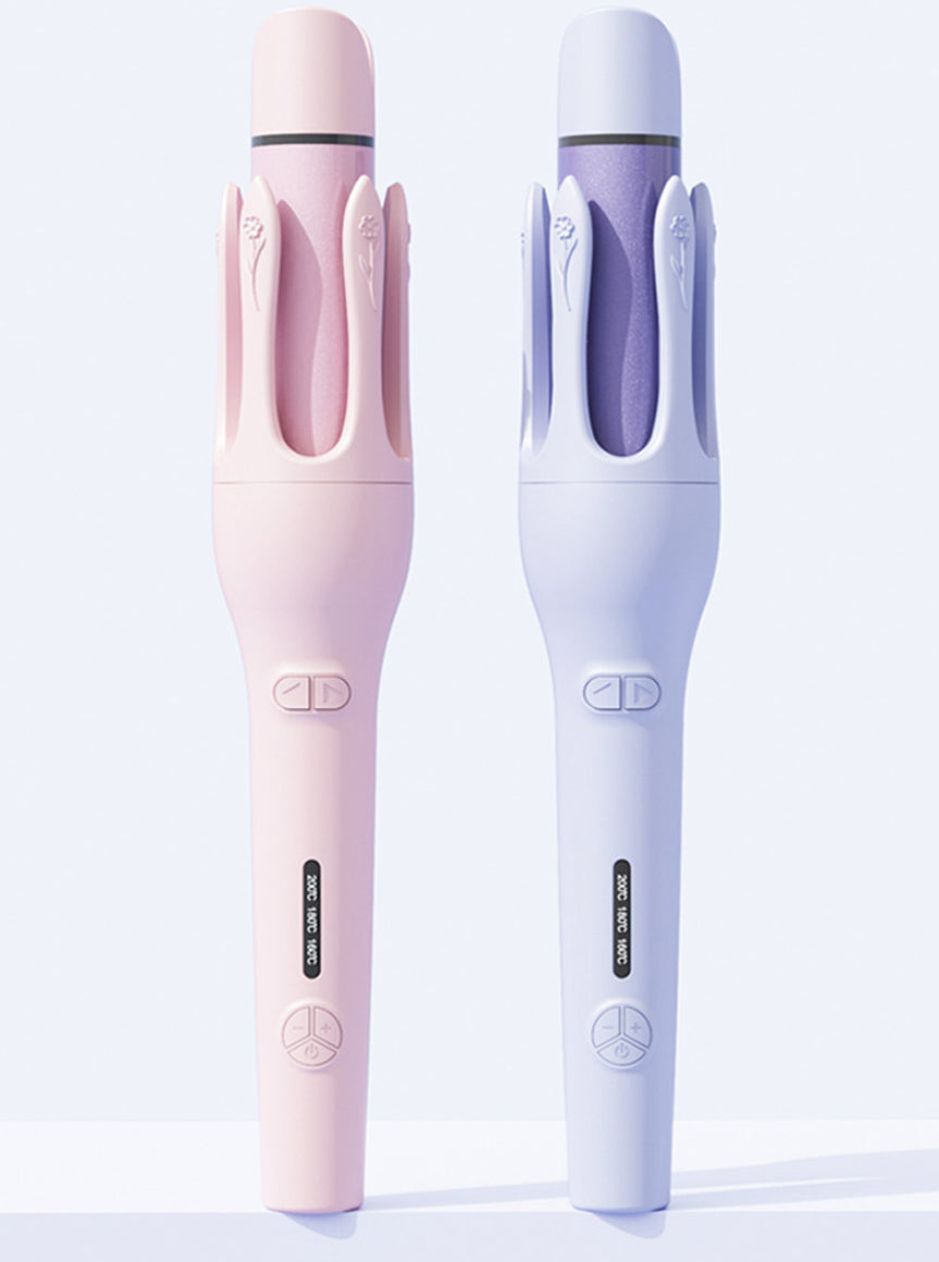 2-in-1 Automatic Rotating Curler and Straightener