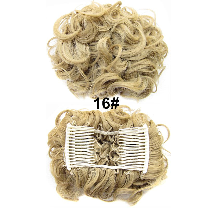 Messy Bun Hairpiece with Clips
