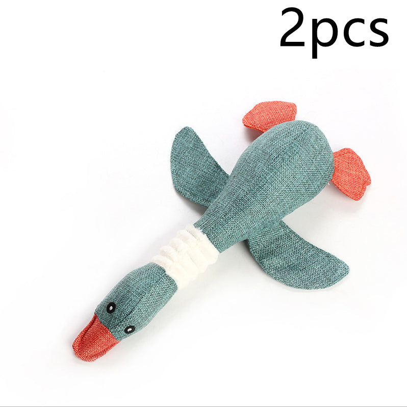 Squeaky Plush Dog Toy