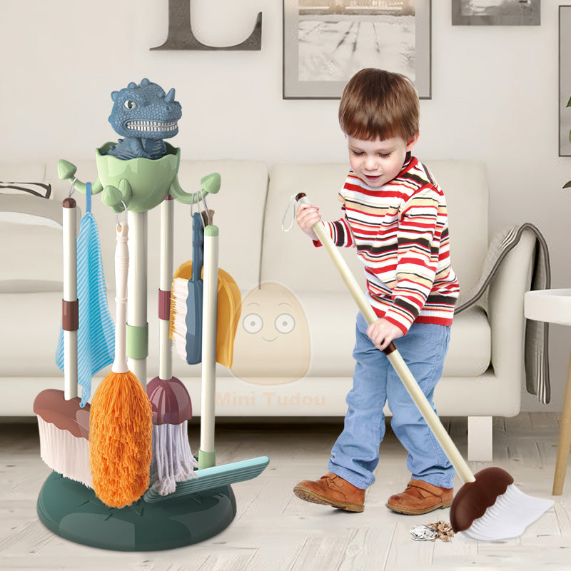 Kids' Dinosaur Cleaning Play Set