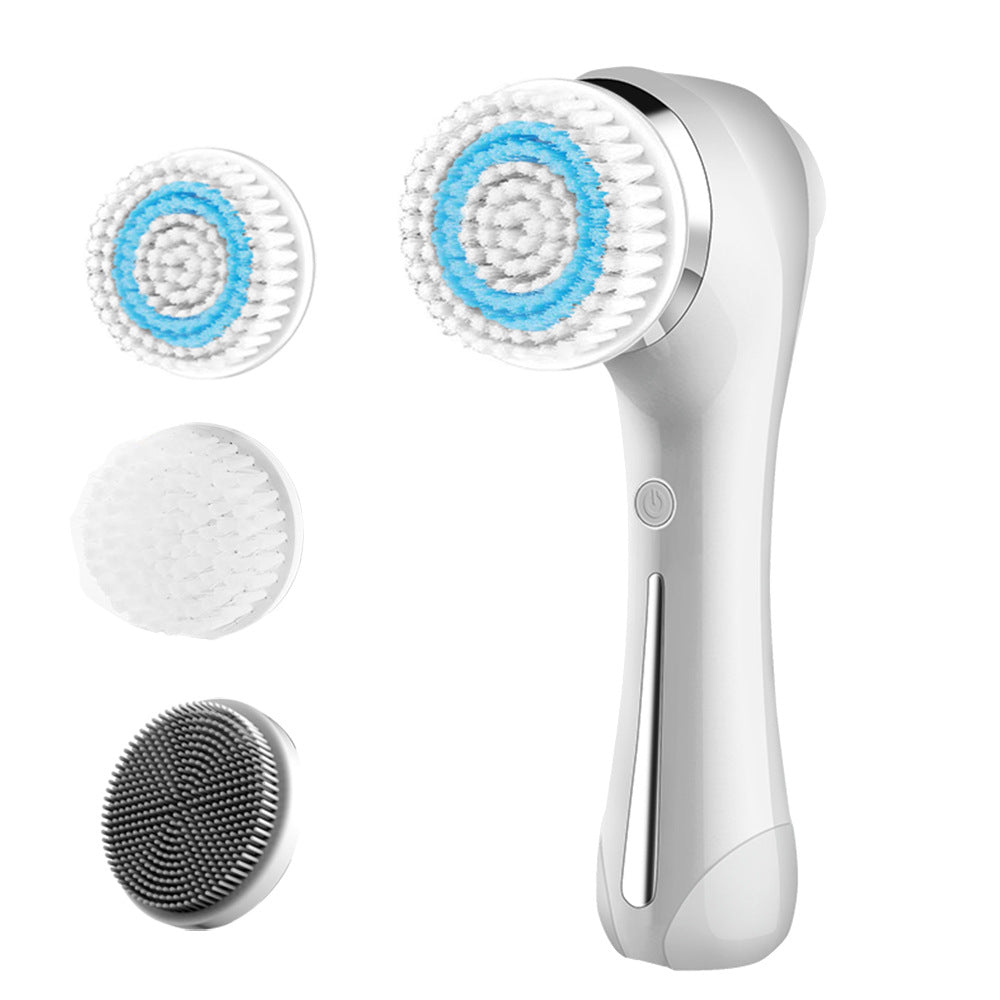 2-in-1 Electric Facial Cleansing Brush with Cleanser Tank