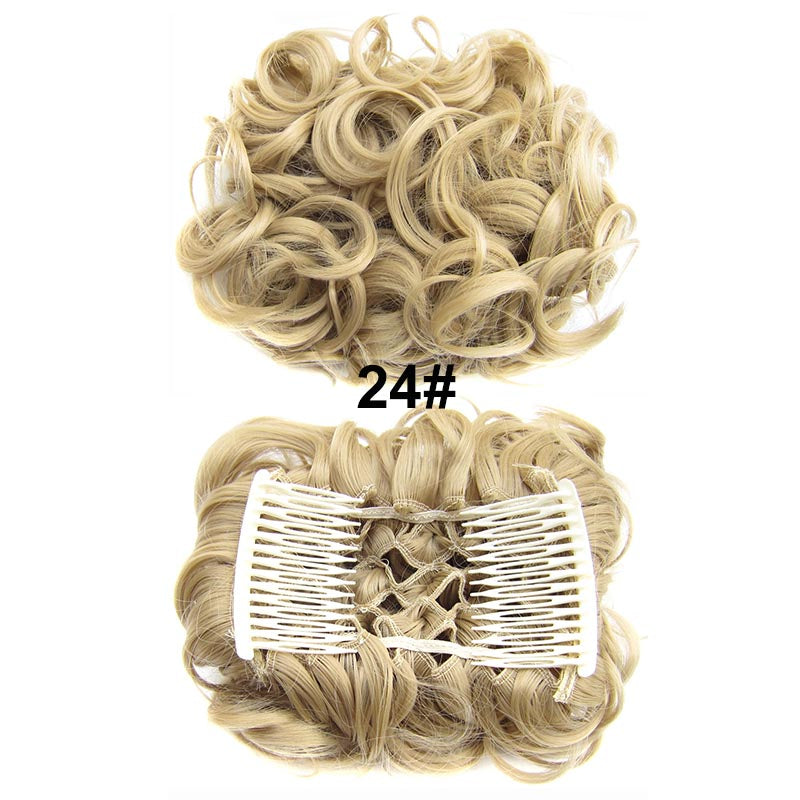Messy Bun Hairpiece with Clips
